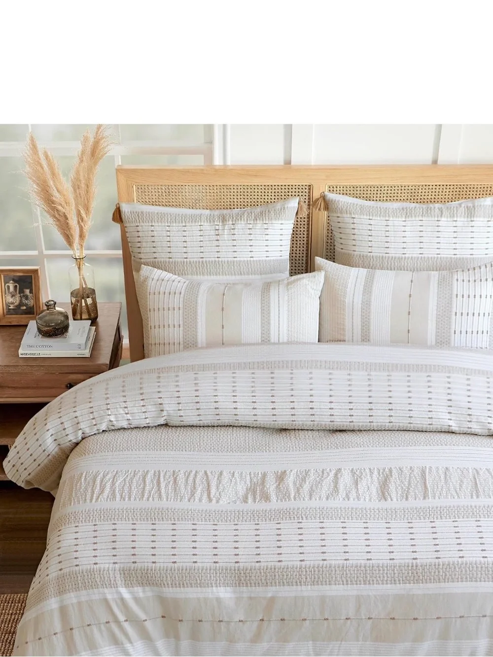 Levtex Home - Pickford Beige Comforter Set - Full/Queen